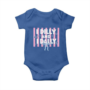 Dilly Dally Baby Onesie Trendy Viral Funny Girly TS10 Royal Blue Print Your Wear