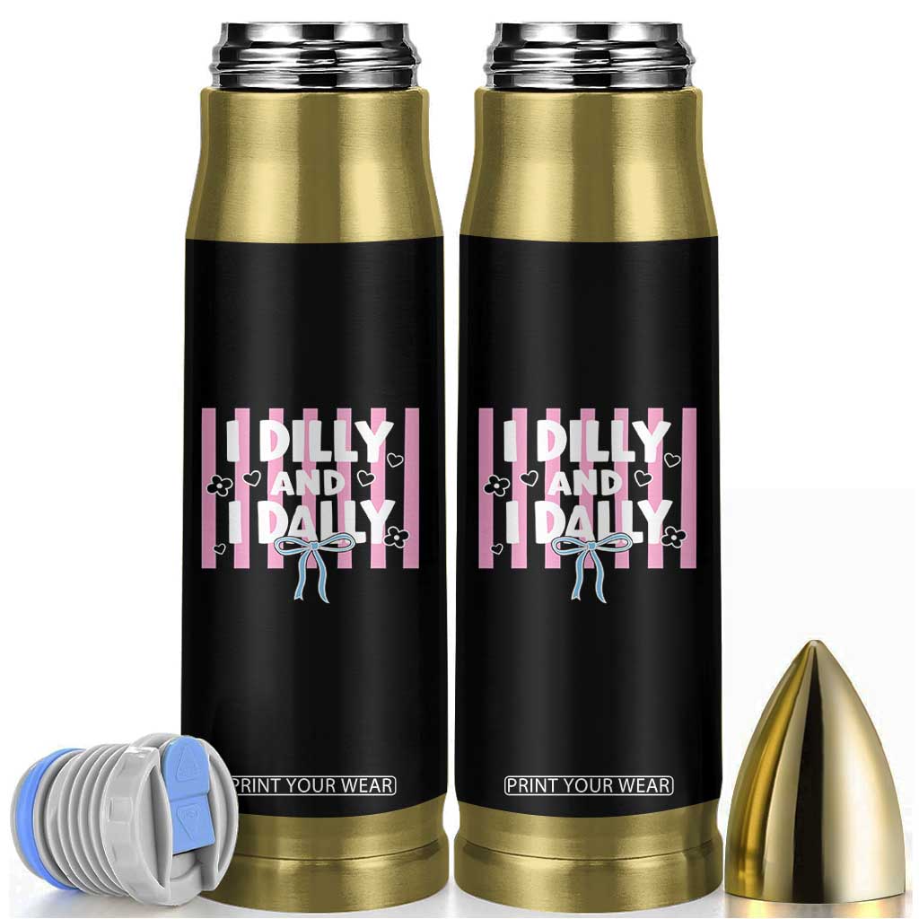 Dilly Dally Bullet Tumbler Trendy Viral Funny Girly TS10 Black Print Your Wear