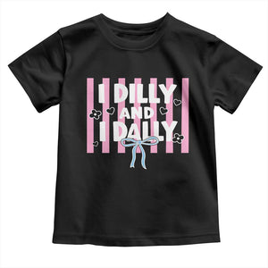 Dilly Dally Toddler T Shirt Trendy Viral Funny Girly TS10 Black Print Your Wear