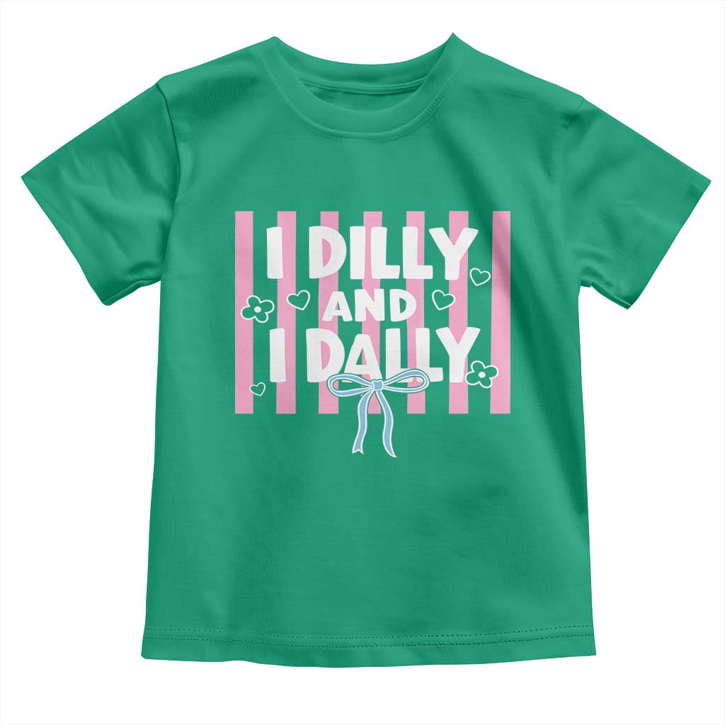 Dilly Dally Toddler T Shirt Trendy Viral Funny Girly TS10 Irish Green Print Your Wear