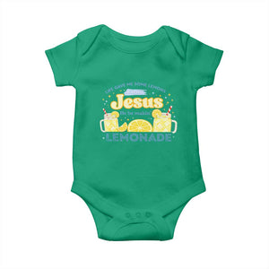 Life Gave Me Some Lemons Baby Onesie Funny Lemonade Jesus Christian TS10 Irish Green Print Your Wear