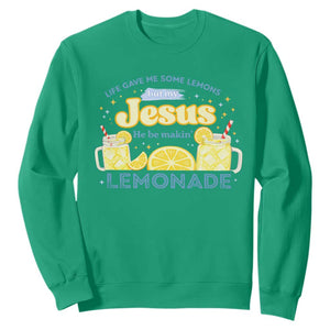 Life Gave Me Some Lemons Sweatshirt Funny Lemonade Jesus Christian TS10 Irish Green Print Your Wear