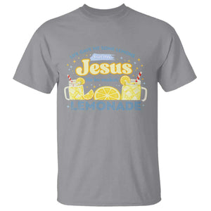 Life Gave Me Some Lemons T Shirt Funny Lemonade Jesus Christian TS10 Sport Gray Print Your Wear