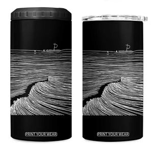 Christian Faith 4 in 1 Can Cooler Tumbler Walk On Water Boho Bible Verse TS10 One Size: 16 oz Black Print Your Wear