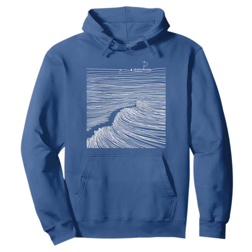 Christian Faith Hoodie Walk On Water Boho Bible Verse TS10 Royal Blue Print Your Wear