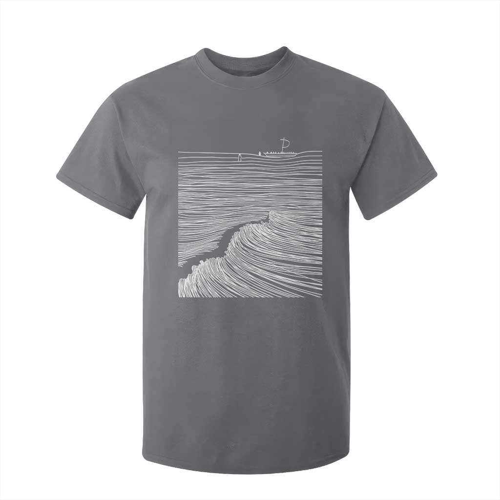 Christian Faith T Shirt For Kid Walk On Water Boho Bible Verse TS10 Charcoal Print Your Wear
