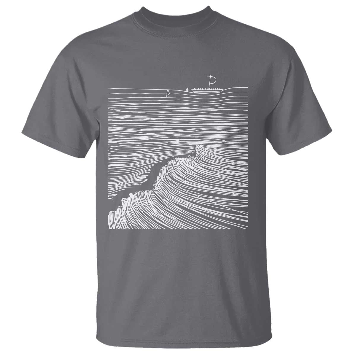Christian Faith T Shirt Walk On Water Boho Bible Verse TS10 Charcoal Print Your Wear