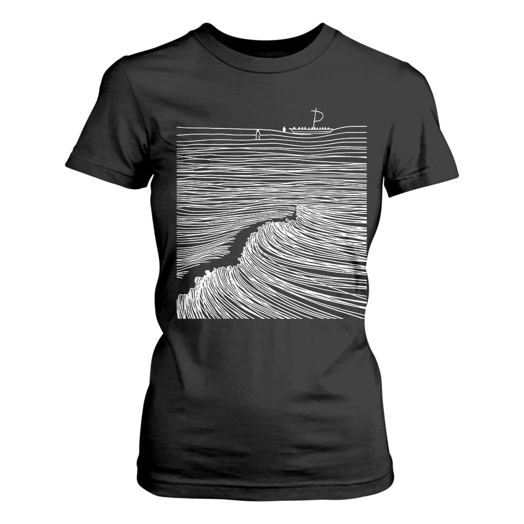 Christian Faith T Shirt For Women Walk On Water Boho Bible Verse TS10 Black Print Your Wear