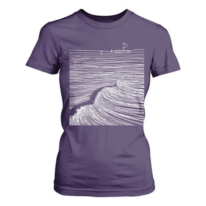 Christian Faith T Shirt For Women Walk On Water Boho Bible Verse TS10 Purple Print Your Wear