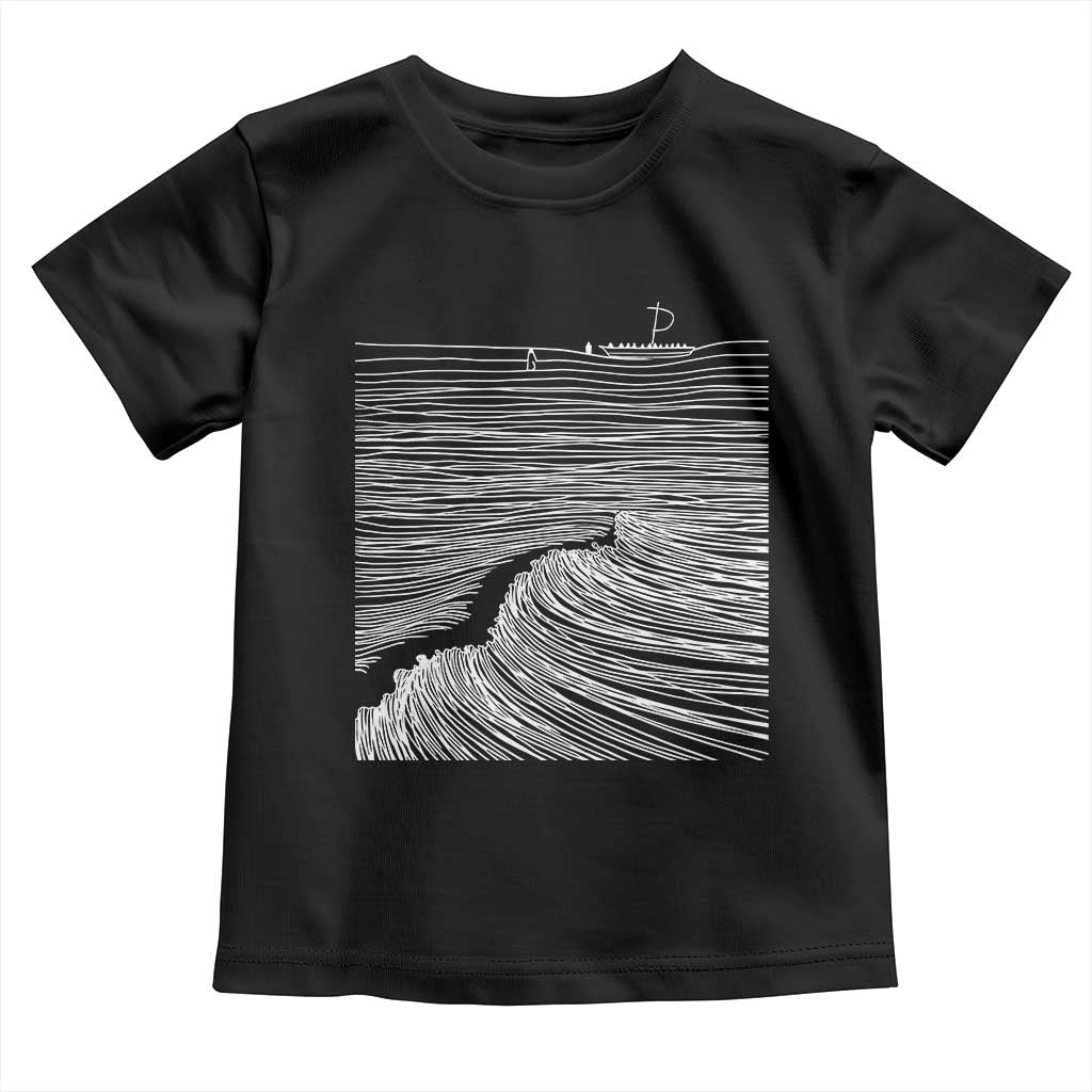 Christian Faith Toddler T Shirt Walk On Water Boho Bible Verse TS10 Black Print Your Wear