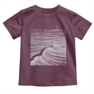 Christian Faith Toddler T Shirt Walk On Water Boho Bible Verse TS10 Maroon Print Your Wear