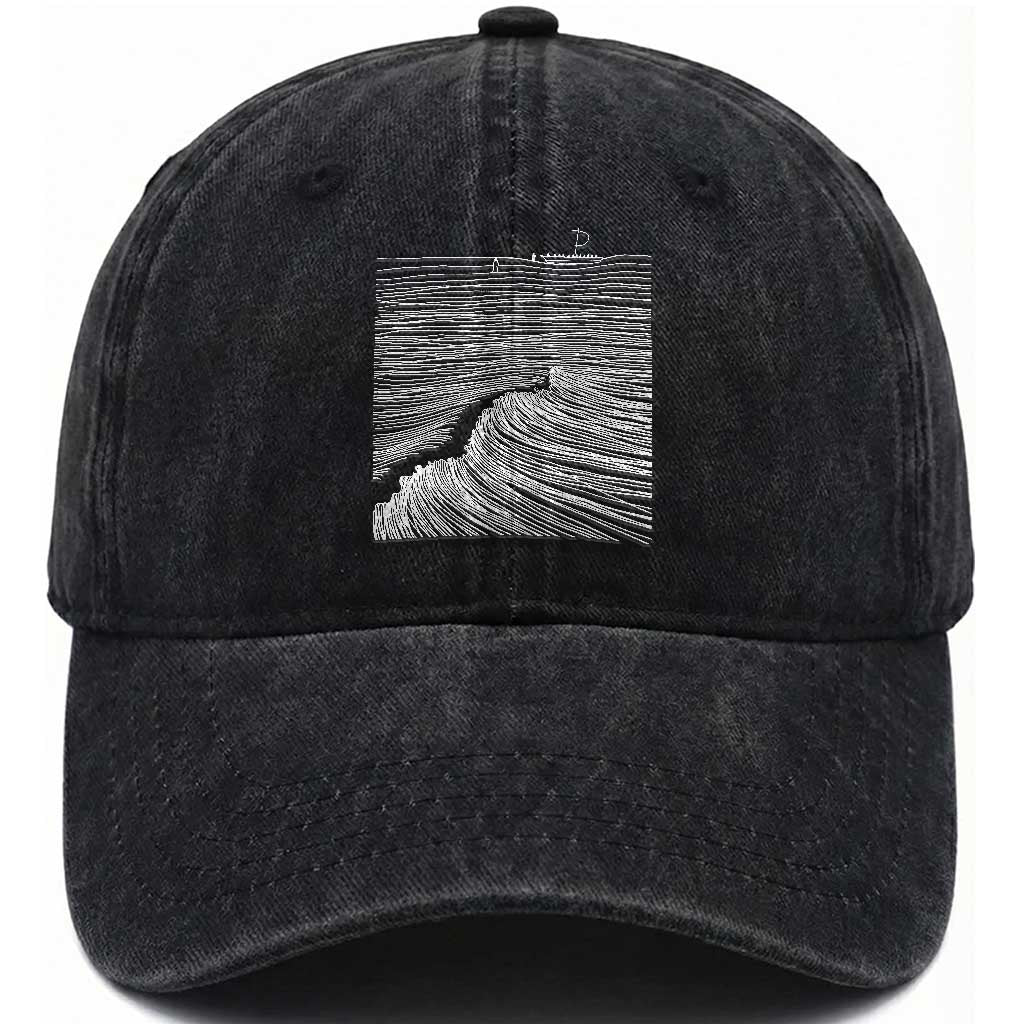 Christian Faith Washed Cotton Baseball Cap Walk On Water Boho Bible Verse TS10 Print Your Wear