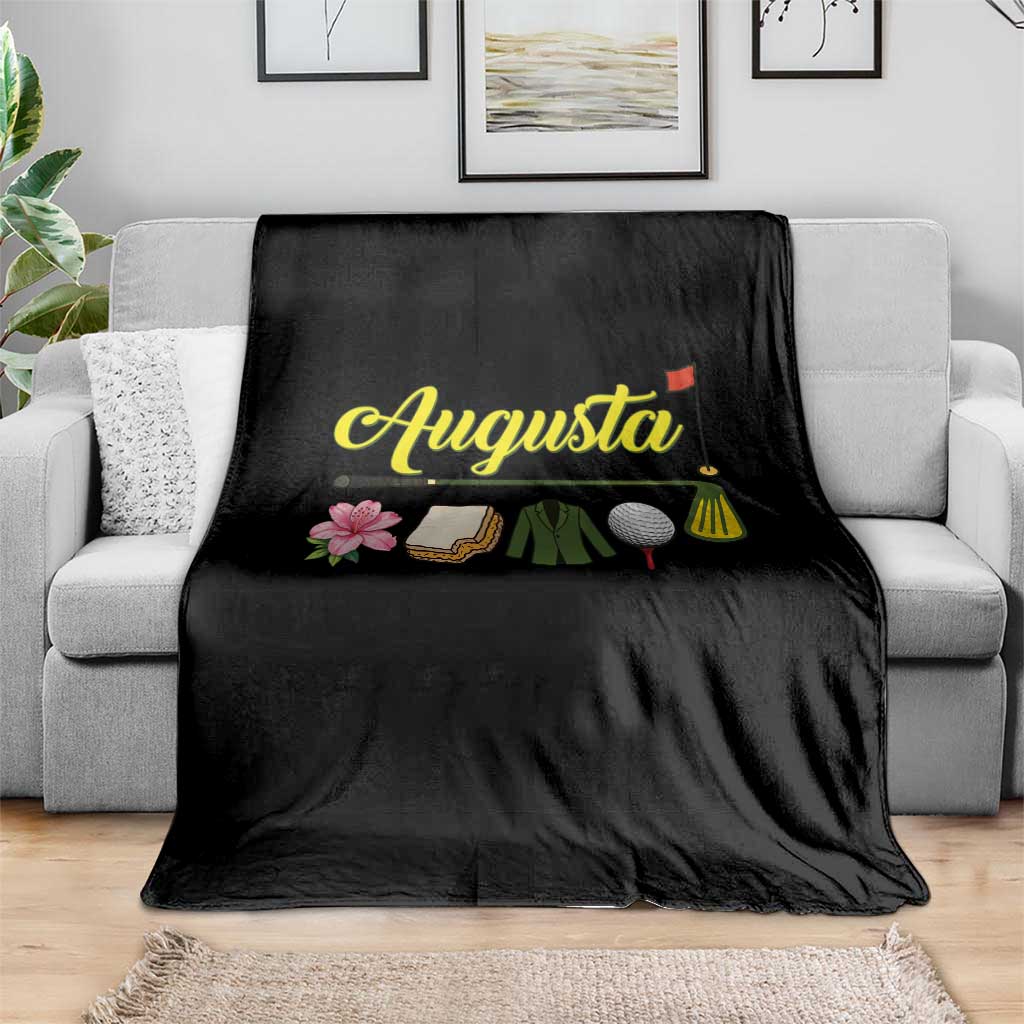 Augusta Georgia Golf Traditions Vintage Throw Blanket Pimento Cheese Southern Golfing Fan TS10 Print Your Wear