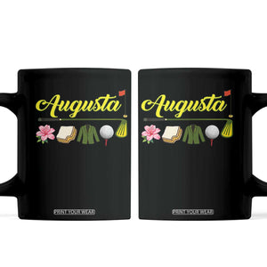Augusta Georgia Golf Traditions Vintage Coffee Mug Pimento Cheese Southern Golfing Fan TS10 Black Print Your Wear