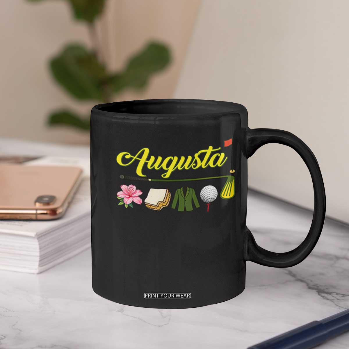 Augusta Georgia Golf Traditions Vintage Coffee Mug Pimento Cheese Southern Golfing Fan TS10 Print Your Wear