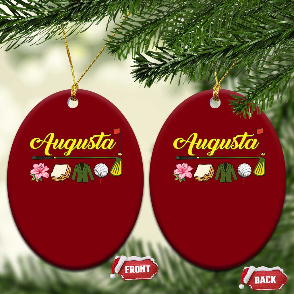 Augusta Georgia Golf Traditions Vintage Ceramic Ornament Pimento Cheese Southern Golfing Fan TS10 Print Your Wear