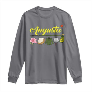 Augusta Georgia Golf Traditions Vintage Long Sleeve Shirt Pimento Cheese Southern Golfing Fan TS10 Charcoal Print Your Wear