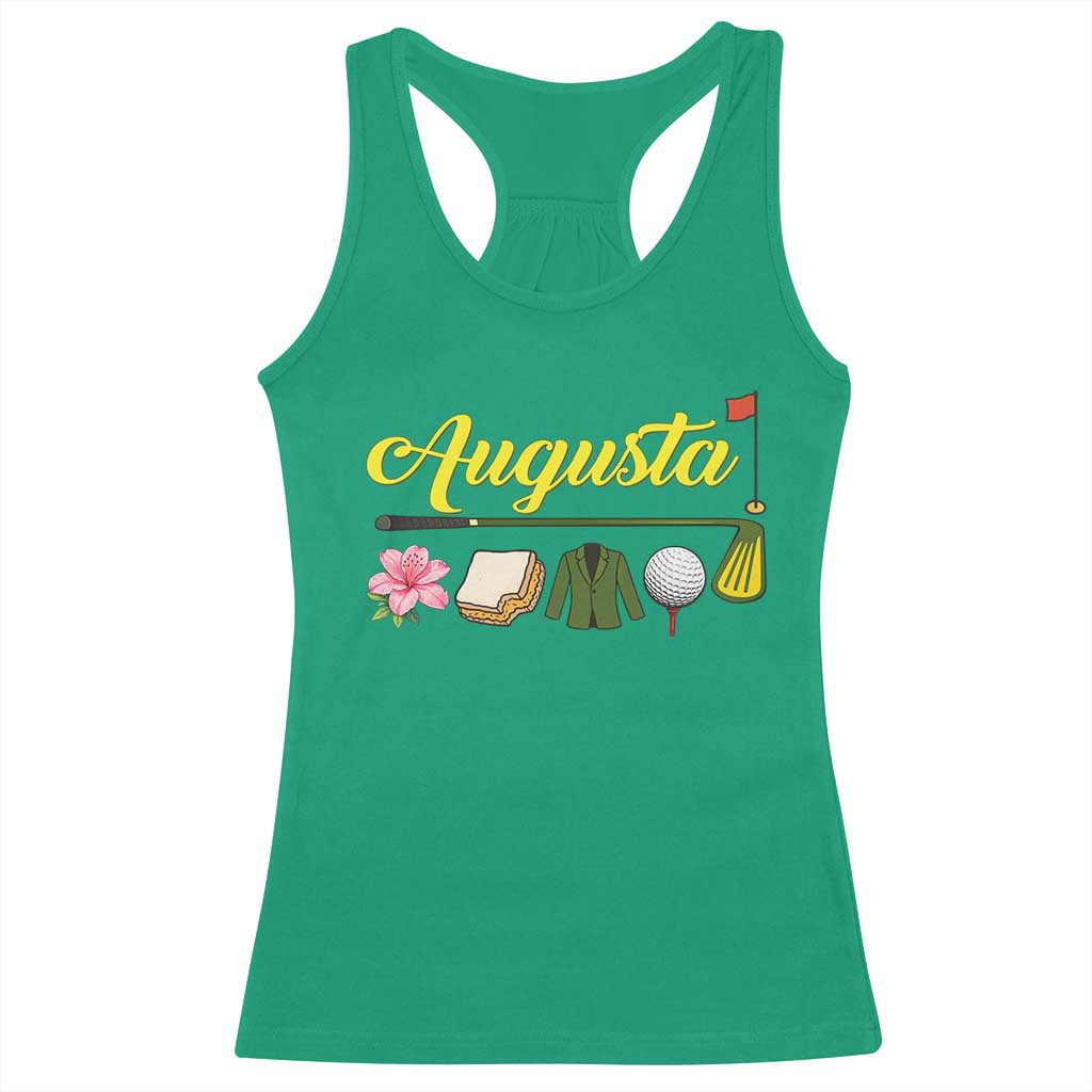 Augusta Georgia Golf Traditions Vintage Racerback Tank Top Pimento Cheese Southern Golfing Fan TS10 Irish Green Print Your Wear