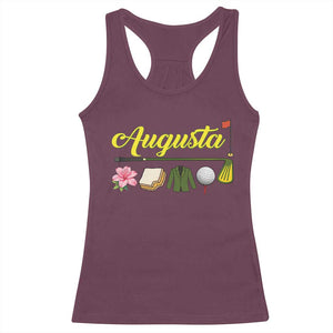 Augusta Georgia Golf Traditions Vintage Racerback Tank Top Pimento Cheese Southern Golfing Fan TS10 Maroon Print Your Wear