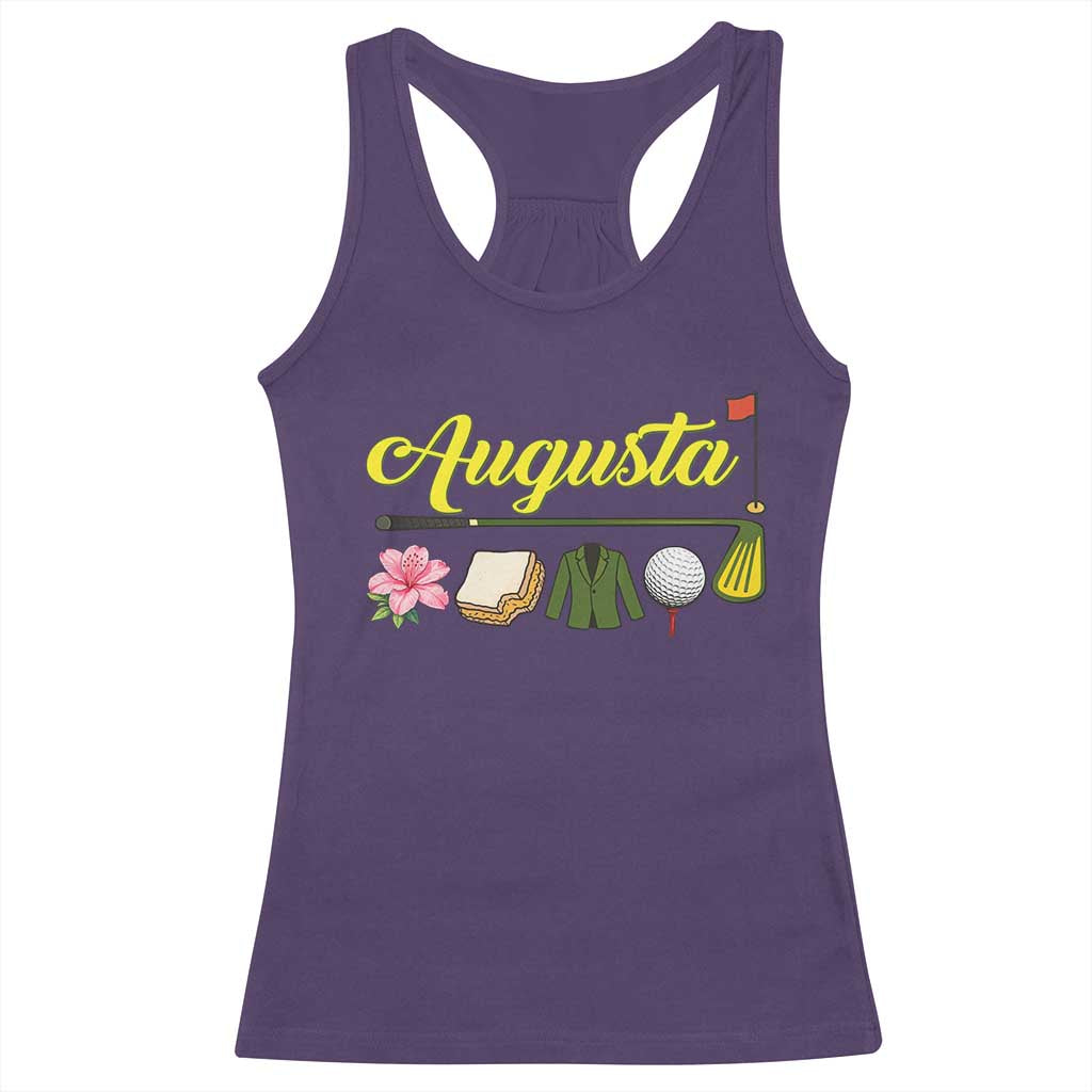 Augusta Georgia Golf Traditions Vintage Racerback Tank Top Pimento Cheese Southern Golfing Fan TS10 Purple Print Your Wear