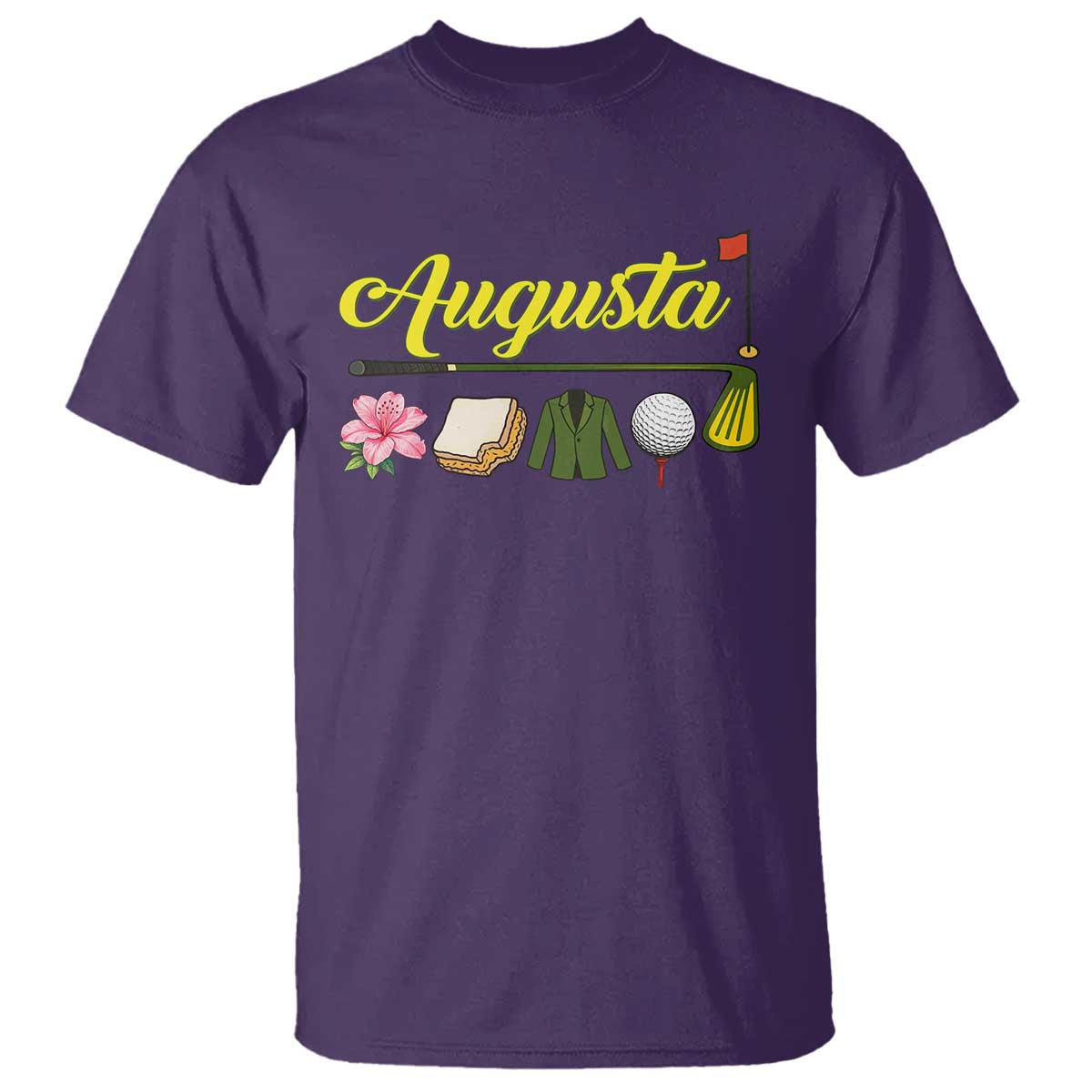 Augusta Georgia Golf Traditions Vintage T Shirt Pimento Cheese Southern Golfing Fan TS10 Purple Print Your Wear