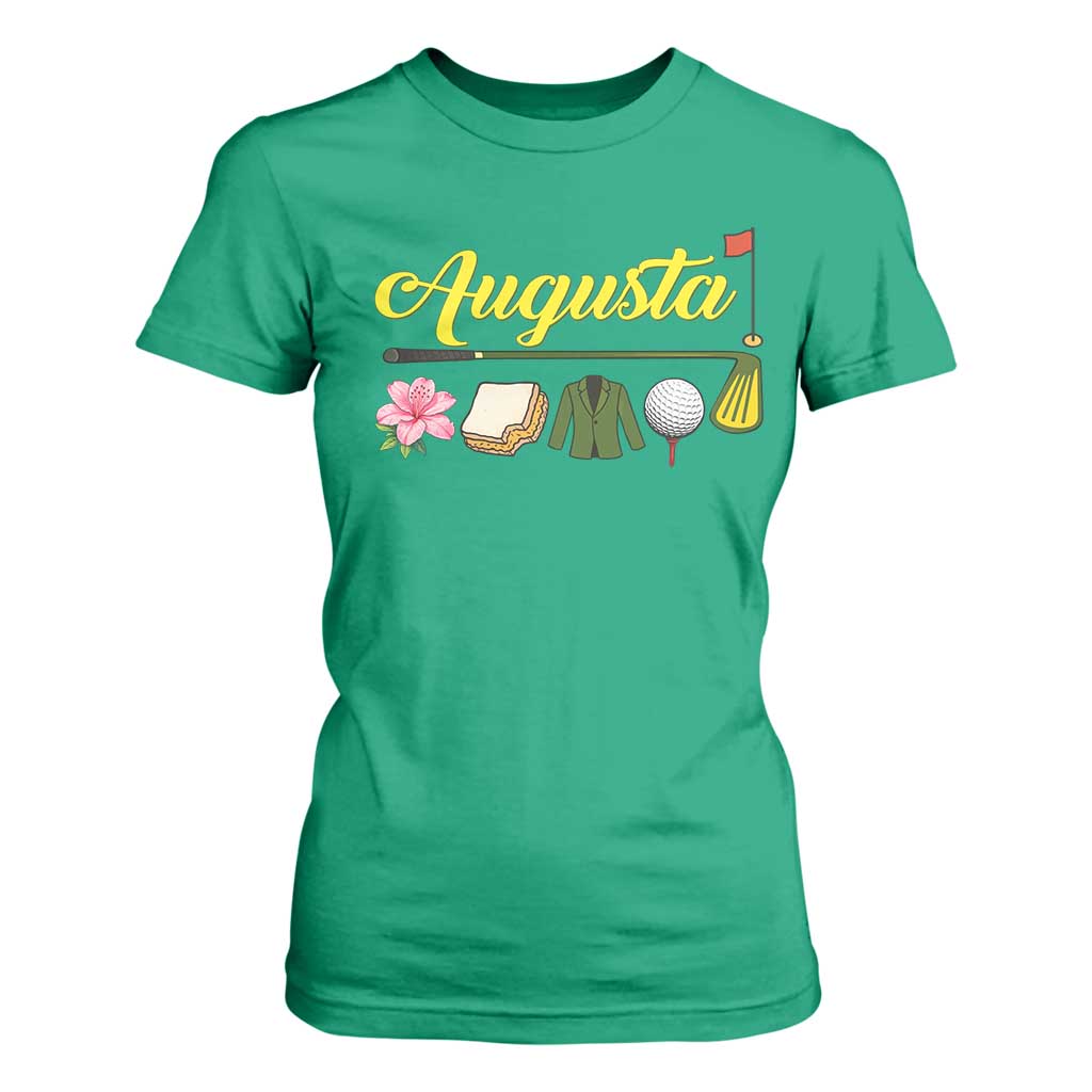 Augusta Georgia Golf Traditions Vintage T Shirt For Women Pimento Cheese Southern Golfing Fan TS10 Irish Green Print Your Wear