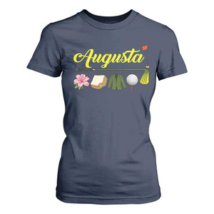 Augusta Georgia Golf Traditions Vintage T Shirt For Women Pimento Cheese Southern Golfing Fan TS10 Navy Print Your Wear