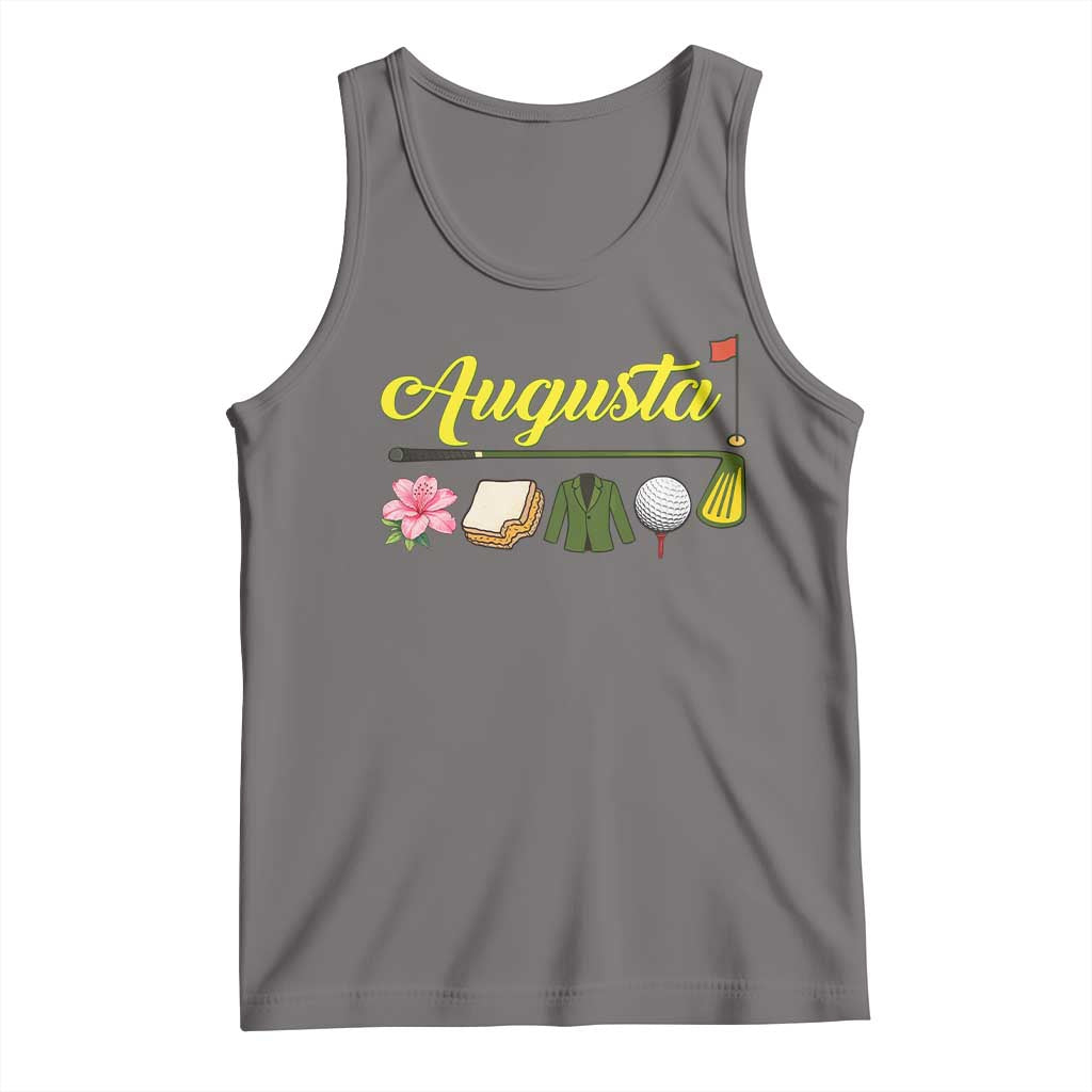 Augusta Georgia Golf Traditions Vintage Tank Top Pimento Cheese Southern Golfing Fan TS10 Deep Heather Print Your Wear