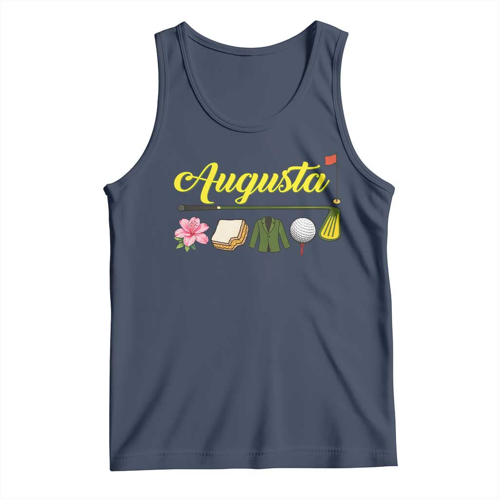 Augusta Georgia Golf Traditions Vintage Tank Top Pimento Cheese Southern Golfing Fan TS10 Navy Print Your Wear