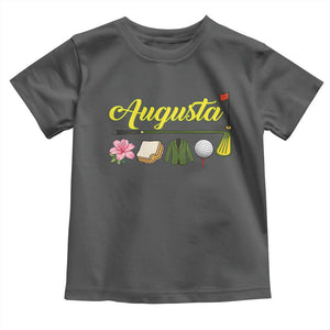 Augusta Georgia Golf Traditions Vintage Toddler T Shirt Pimento Cheese Southern Golfing Fan TS10 Dark Heather Print Your Wear