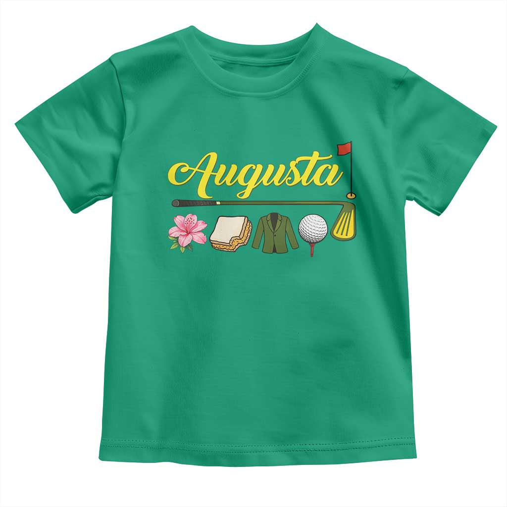 Augusta Georgia Golf Traditions Vintage Toddler T Shirt Pimento Cheese Southern Golfing Fan TS10 Irish Green Print Your Wear