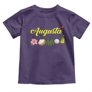 Augusta Georgia Golf Traditions Vintage Toddler T Shirt Pimento Cheese Southern Golfing Fan TS10 Purple Print Your Wear