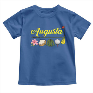 Augusta Georgia Golf Traditions Vintage Toddler T Shirt Pimento Cheese Southern Golfing Fan TS10 Royal Blue Print Your Wear