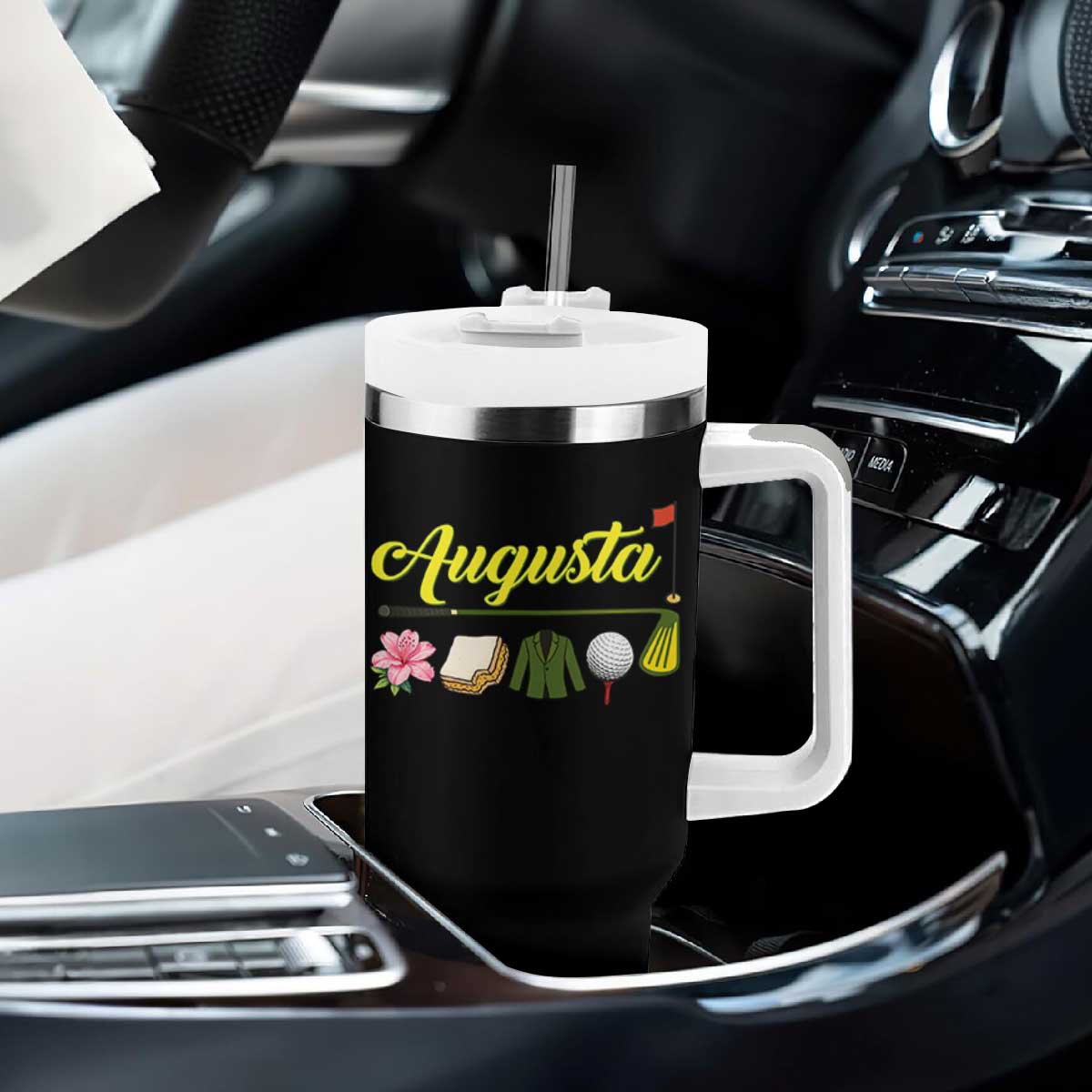 Augusta Georgia Golf Traditions Vintage Tumbler With Handle Pimento Cheese Southern Golfing Fan TS10 Print Your Wear