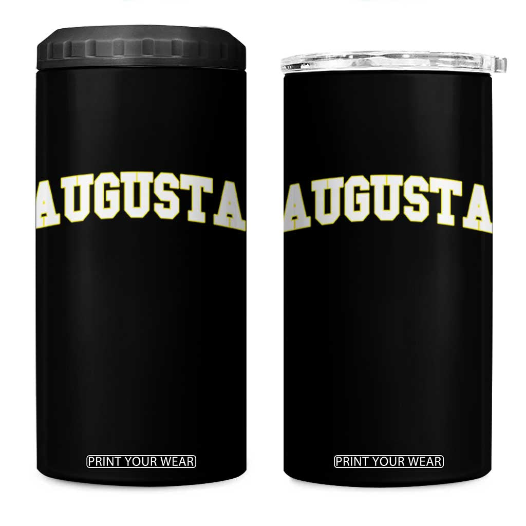 Vintage Augusta Georgia Sports Varsity 4 in 1 Can Cooler Tumbler Retro Golf Lover Georgia Golfing Fan TS10 One Size: 16 oz Black Print Your Wear