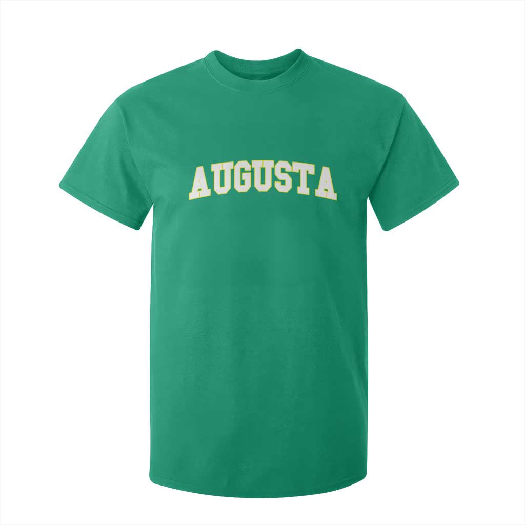 Vintage Augusta Georgia Sports Varsity T Shirt For Kid Retro Golf Lover Georgia Golfing Fan TS10 Irish Green Print Your Wear