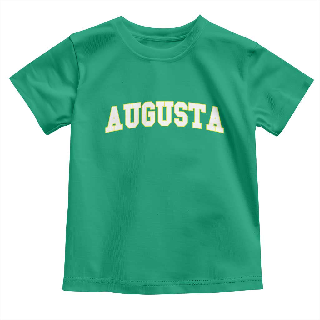 Vintage Augusta Georgia Sports Varsity Toddler T Shirt Retro Golf Lover Georgia Golfing Fan TS10 Irish Green Print Your Wear
