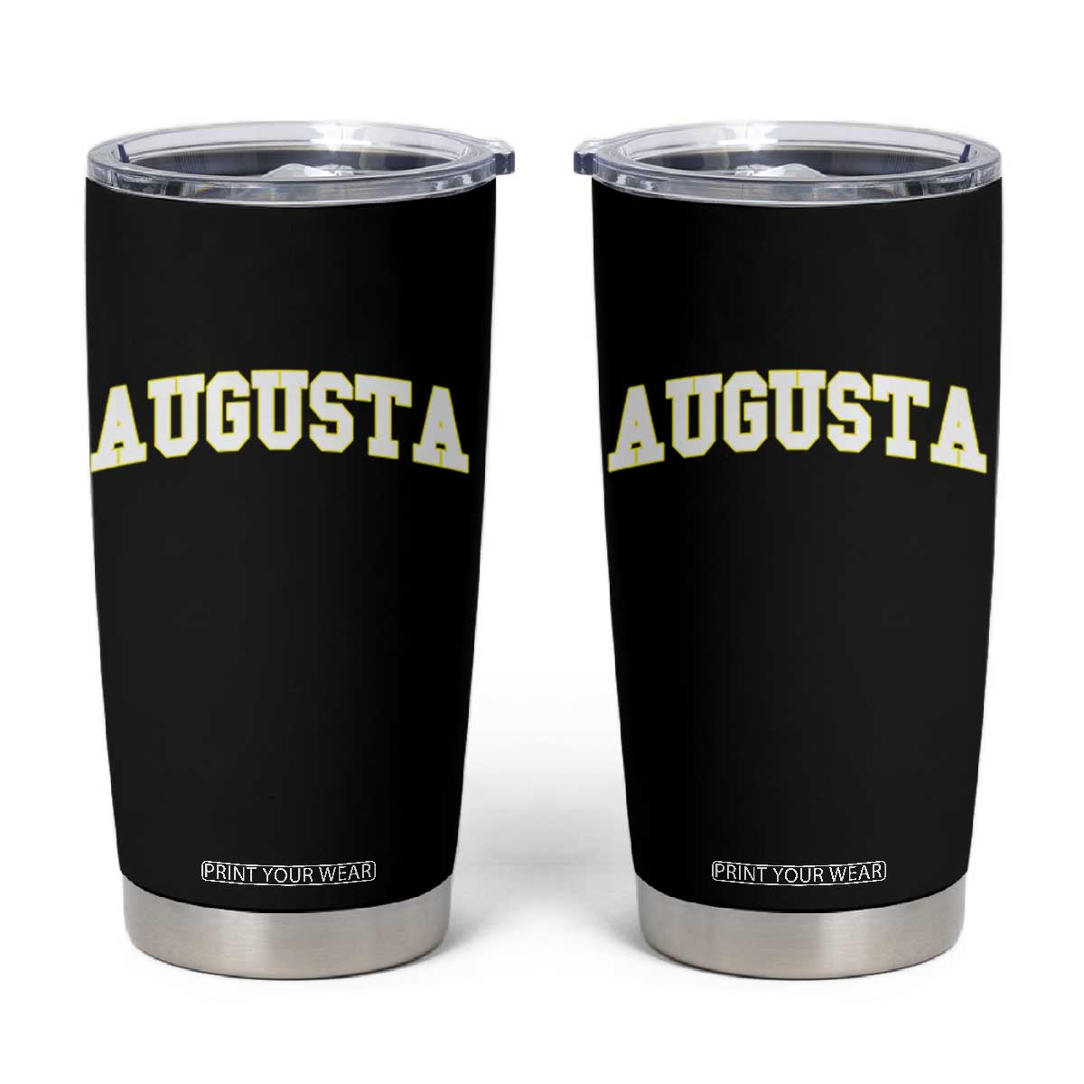 Vintage Augusta Georgia Sports Varsity Tumbler Cup Retro Golf Lover Georgia Golfing Fan TS10 Black Print Your Wear