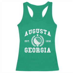 Generic Augusta Georgia Racerback Tank Top Vintage Style Golf Pullover Golf Lover Gift TS10 Irish Green Print Your Wear