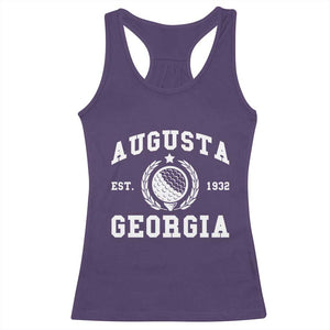 Generic Augusta Georgia Racerback Tank Top Vintage Style Golf Pullover Golf Lover Gift TS10 Purple Print Your Wear