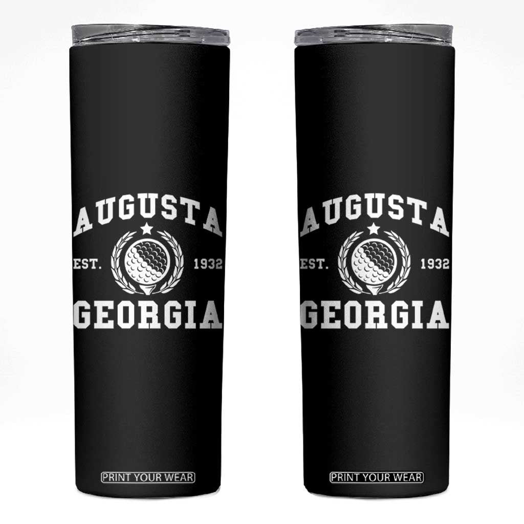 Generic Augusta Georgia Skinny Tumbler Vintage Style Golf Pullover Golf Lover Gift TS10 Black Print Your Wear