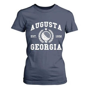 Generic Augusta Georgia T Shirt For Women Vintage Style Golf Pullover Golf Lover Gift TS10 Navy Print Your Wear