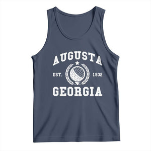 Generic Augusta Georgia Tank Top Vintage Style Golf Pullover Golf Lover Gift TS10 Navy Print Your Wear