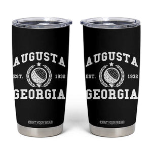 Generic Augusta Georgia Tumbler Cup Vintage Style Golf Pullover Golf Lover Gift TS10 Black Print Your Wear