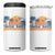 Funny Feelin Salty 4 in 1 Can Cooler Tumbler Retro Beach Summer Vacation TS10 One Size: 16 oz White Print Your Wear
