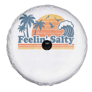 Funny Feelin Salty Spare Tire Cover Retro Beach Summer Vacation TS10 Print Your Wear