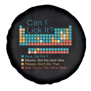 Can I Lick It Periodic Table Spare Tire Cover Funny Chemistry Science Teacher Student TS10 Print Your Wear