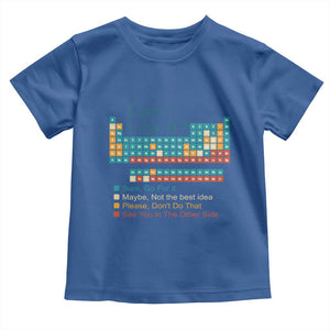 Can I Lick It Periodic Table Toddler T Shirt Funny Chemistry Science Teacher Student TS10 Royal Blue Print Your Wear