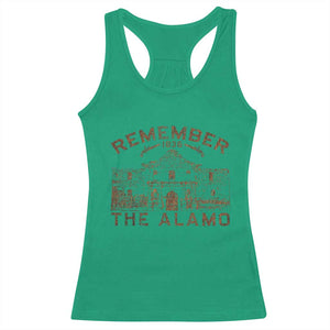 Remember The Alamo Racerback Tank Top Texas Souvenir History San Antonio Pride TS10 Irish Green Print Your Wear