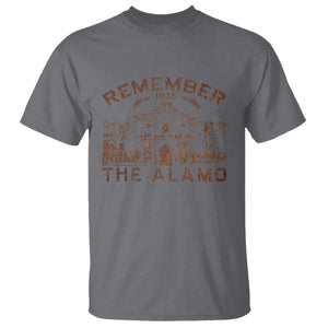 Remember The Alamo T Shirt Texas Souvenir History San Antonio Pride TS10 Charcoal Print Your Wear